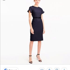 J Crew Ruffle sleeve dress
